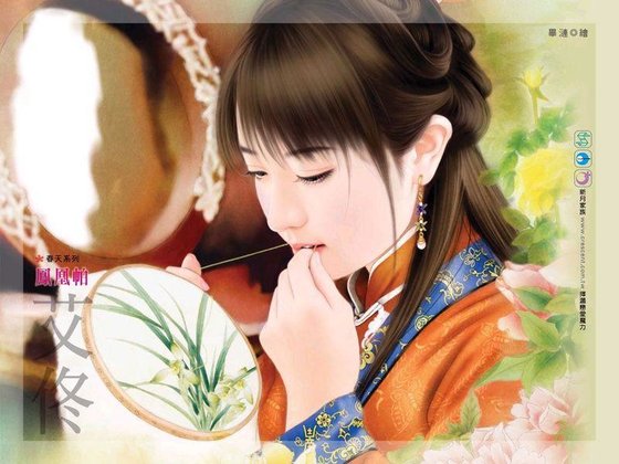 凤凰帕（囍上眉梢系列）